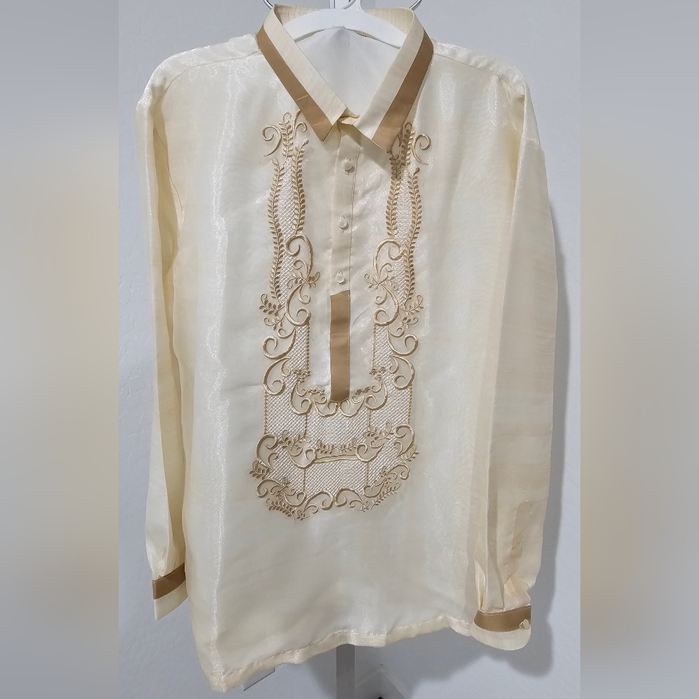 Barong Tagalog Size 2XL 18 Inch Neck